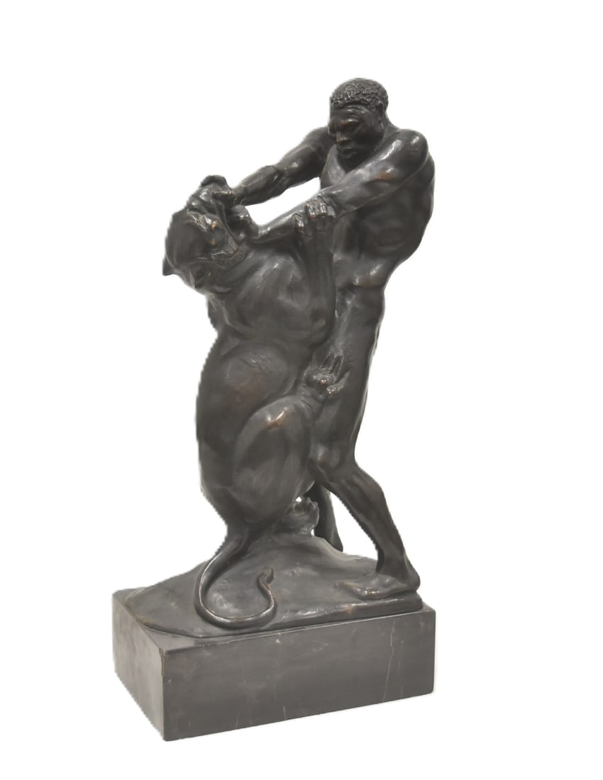 ERNST SEGER , LARGE BRONZE HERCULES (1 of 14)