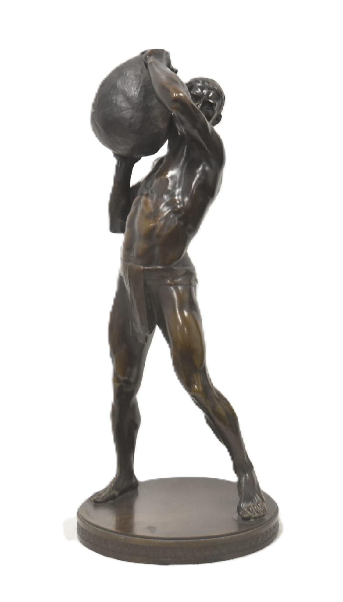 PAUL LEIBKUCHLER , BRONZE SISYPHUS & HIS BOULDER (1 of 11)