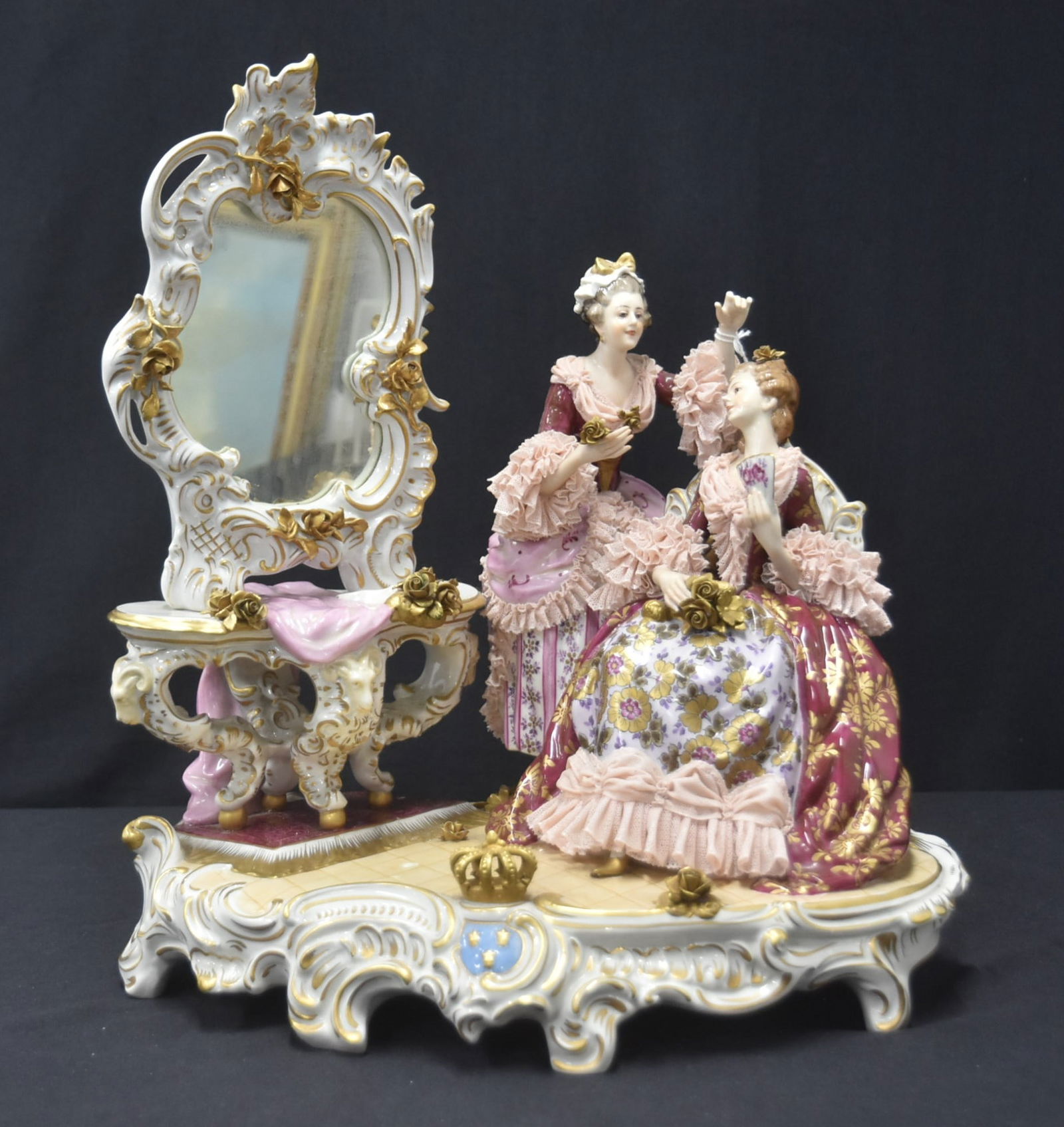 ANTIQUE VOLKSTEDT PORCELAIN GROUPING (1 of 12)