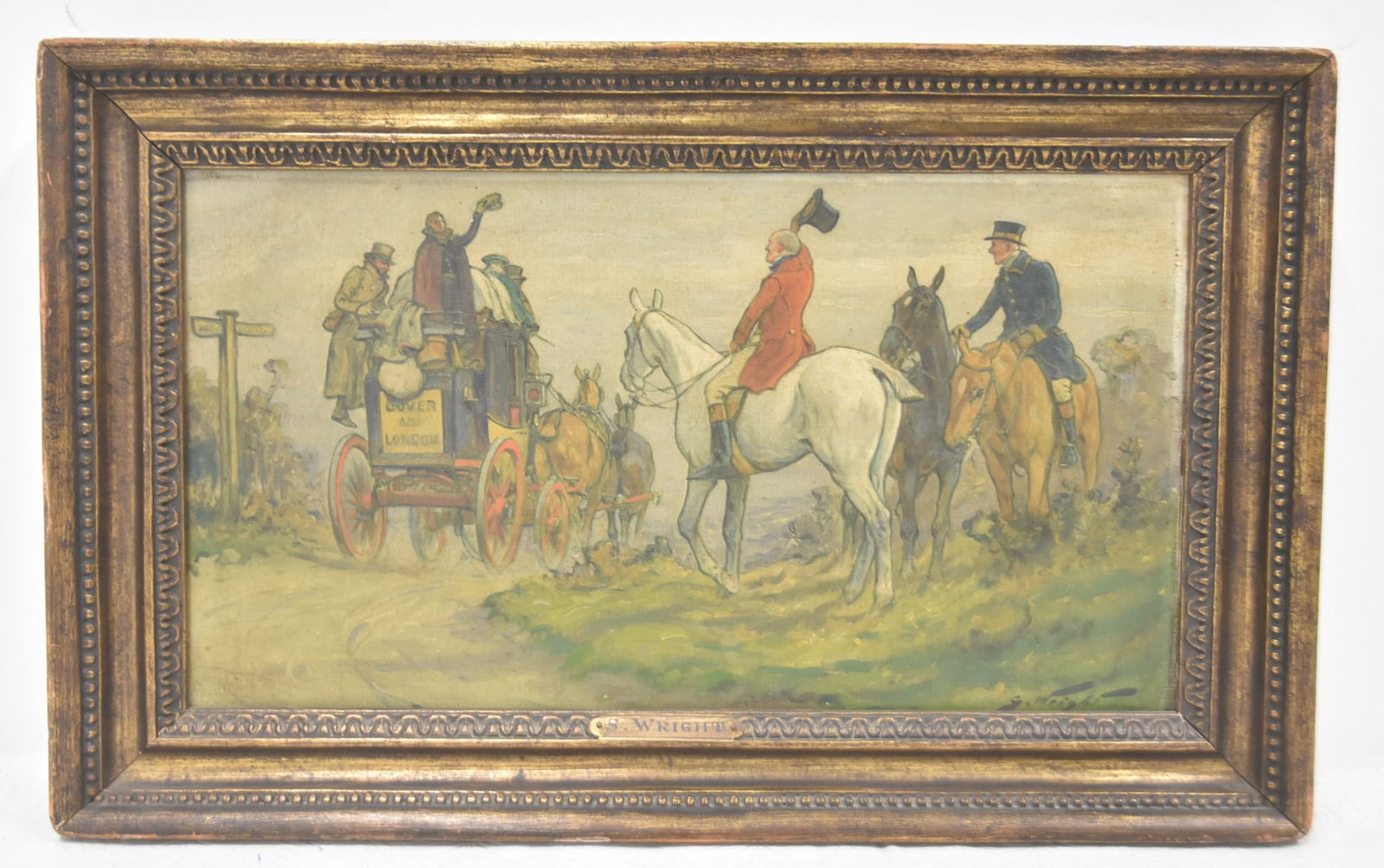 GILBERT SCOTT WRIGHT , "BON VOYAGE" OIL ON CANVAS (1 of 11)