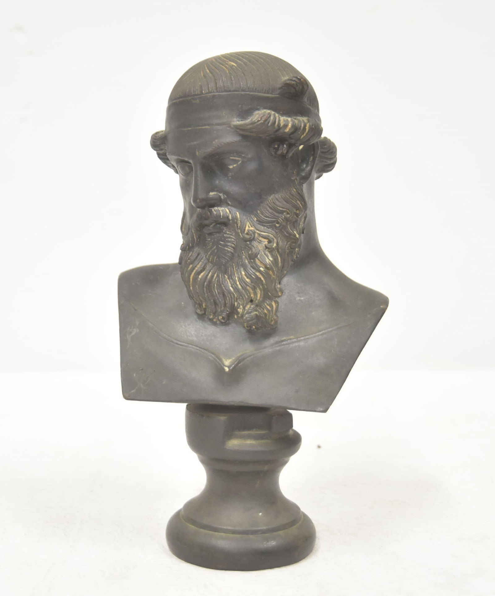 BRONZE ROMAN STYLE BUST (1 of 9)
