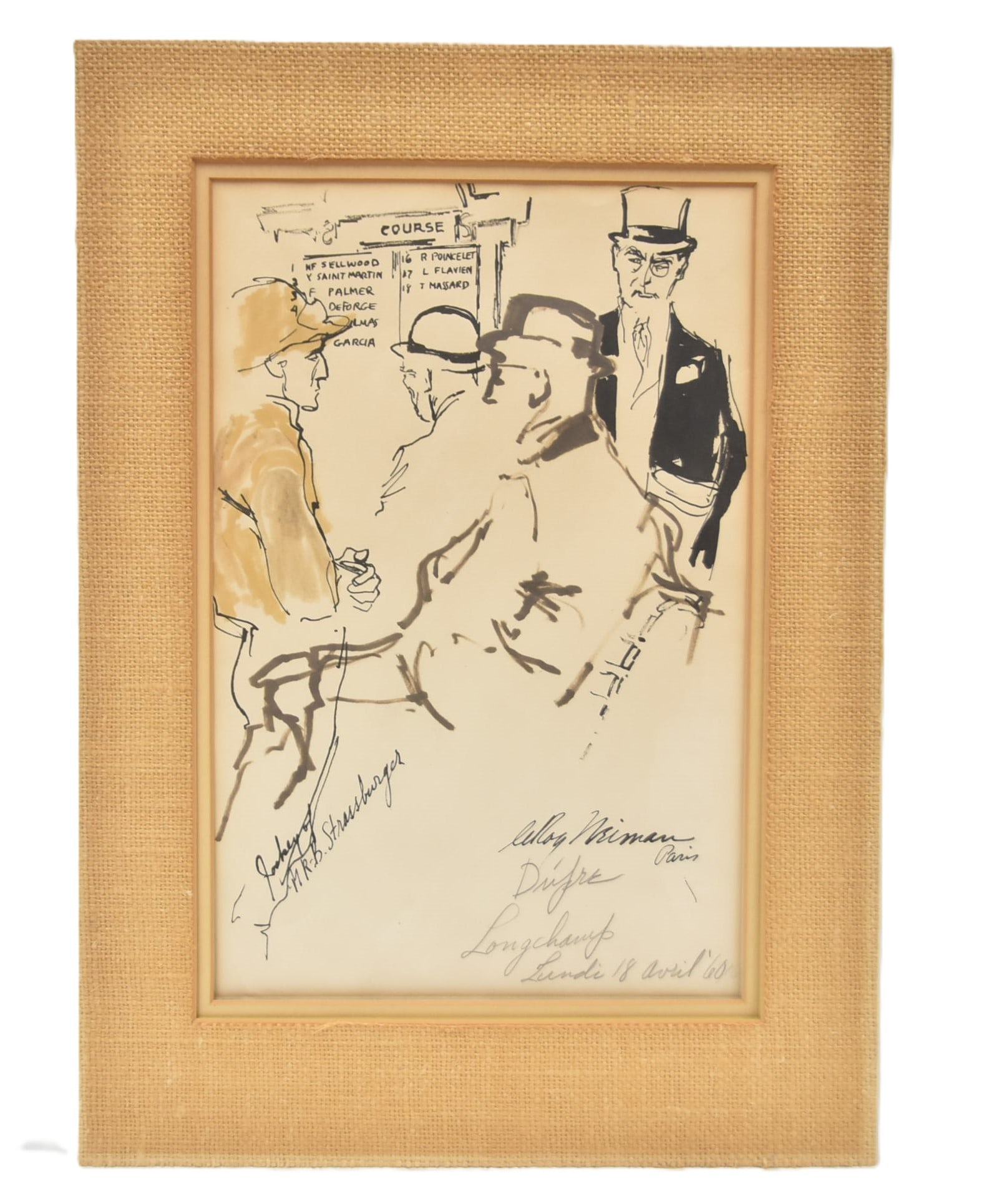 LEROY NEIMAN HORSE & JOCKEY SKETCH (1 of 18)