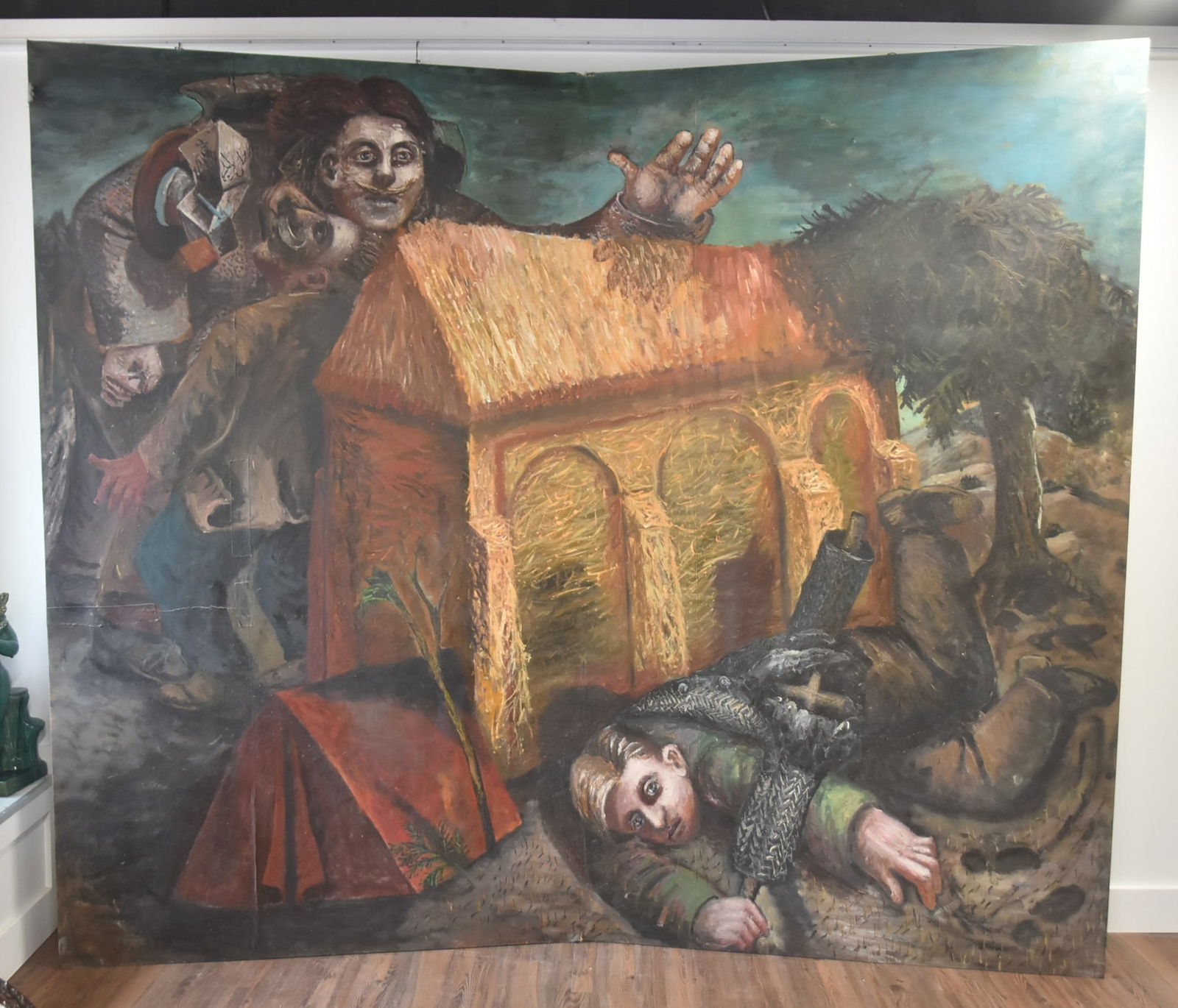 STEVEN CAMPBELL , LARGE OIL ON CANVAS (1 of 13)