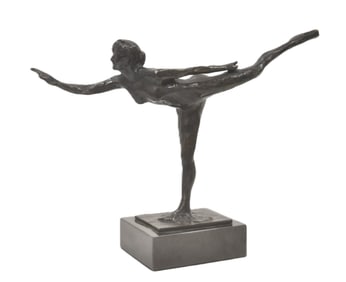 AFTER DEGAS , BRONZE BALLERINA