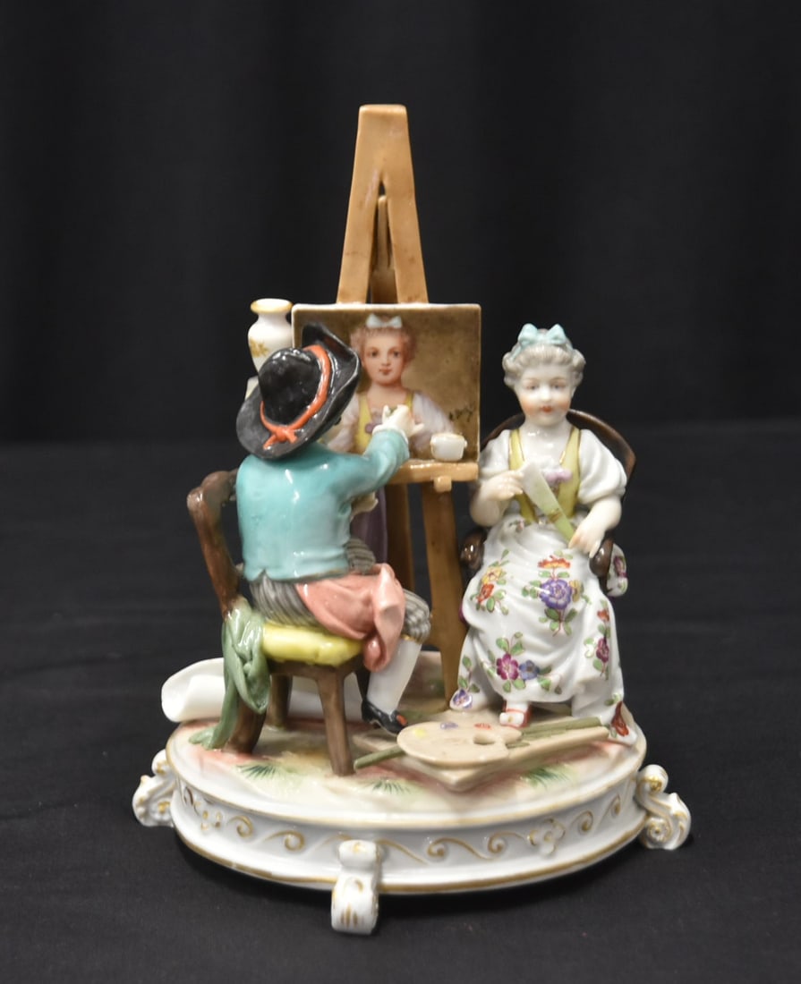 RICHARD ECKERT GERMAN PORCELAIN ARTIST GROUP (1 of 10)