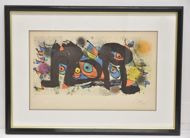 JOAN MIRO , SCULPTURE I LITHOGRAPH