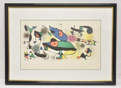 JOAN MIRO , SCULPTURE II LITHOGRAPH
