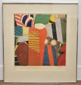 MAX PAPART , "BURGOS" ABSTRACT COLOR ETCHING