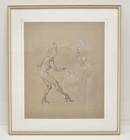 LEONOR FINI , HAND SIGNED ENGRAVING