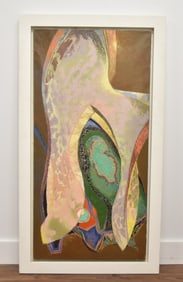 CARL GUSTAF SIMON NELSON , ABSTRACT OIL ON CANVAS