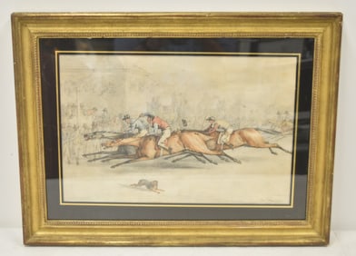 SAMUEL ALKEN JUNIOR , THE FINISH WATERCOLOR