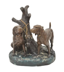 GRACE MOTT JOHNSON , BRONZE BLOOD HOUNDS