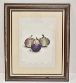 JANE WILSON , WATERCOLOR "FIGS"