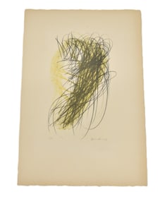 HANS HARTUNG , COLOR LITHOGRAPH