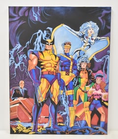 XMEN MARVEL UNIVERSE OIL ON CANVAS