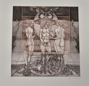 JEAN KAZANDJIAN , THREE GRACES ENGRAVING