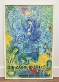 MARC CHAGALL THE MAGIC FLUTE LITHOGRAPH POSTER