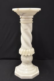 MARBLE SWIRL COLUMN PEDESTAL