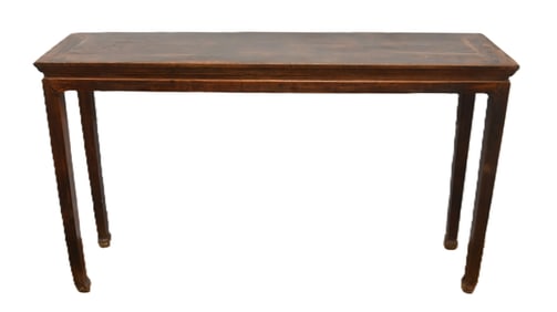 ANTIQUE CHINESE ELM WOOD CONSOLE
