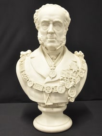 WEDGWOOD MILITARY BUST OF LORD ZETLAND