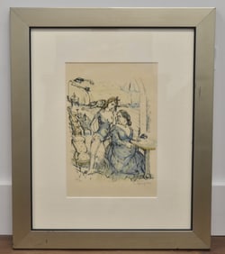 LEONARD FOUJITA , COLOR LITHOGRAPH