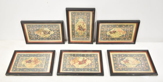 (5) INDO PERSIAN BONE MINIATURES
