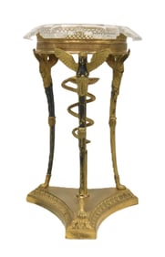 AUSTRIAN BRONZE TRIPOD CENTERPIECE BOWL
