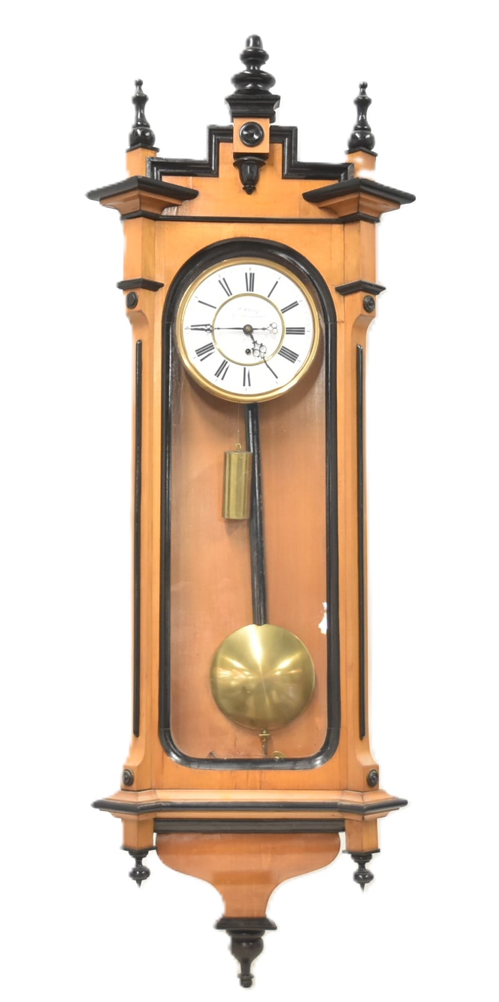 LARGE BIEDERMEIER VIENNA REGULATOR (1 of 11)