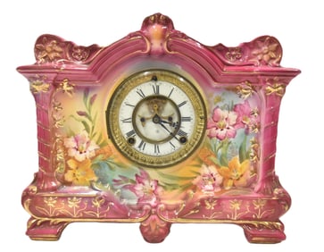 ANSONIA ROYAL BONN MANTLE CLOCK