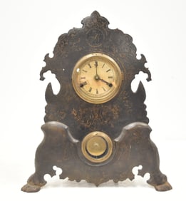 WATERBURY GOTHIC IRON CLOCK