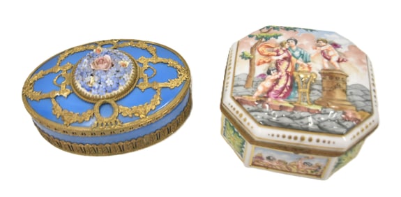 FRENCH CAPODIMONTE BOX / GERMAN BOX