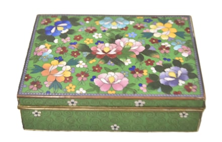 JAPANESE CLOISONNE BOX