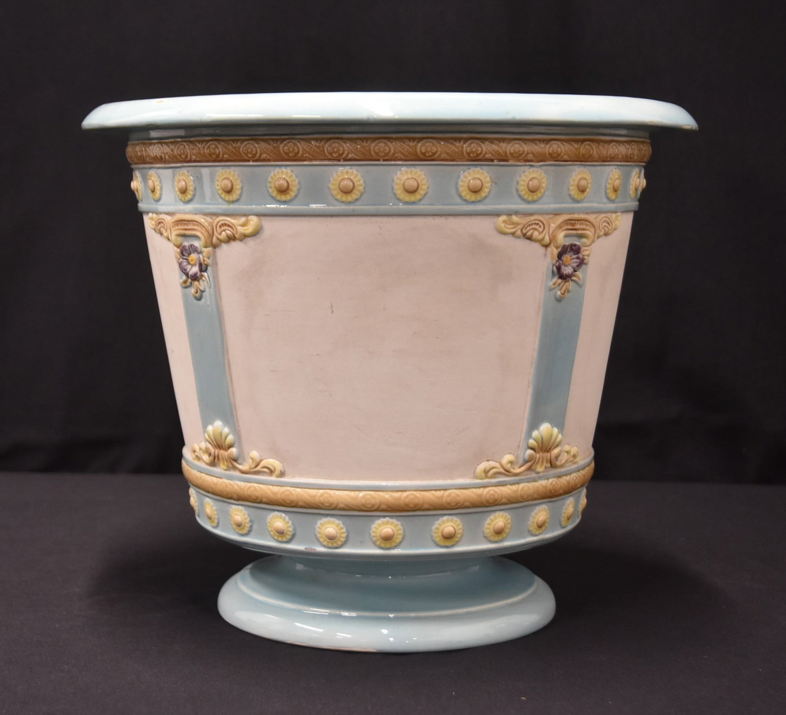 F & AG GERBING AUSTRIAN CERAMIC JARDINIERE (1 of 12)