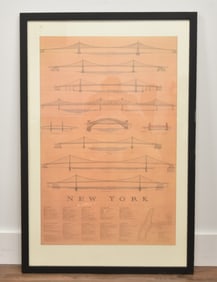 CRAIG HOLMES EAST RIVER BRIDGES PRINT