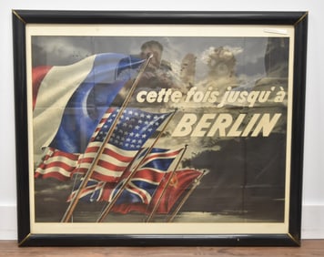 FRENCH WORLD WAR II PROPAGANDA POSTER