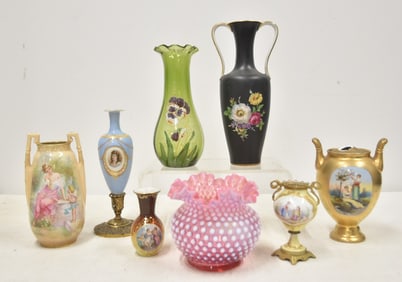 ASSORTED GERMAN & AUSTRIAN VASES