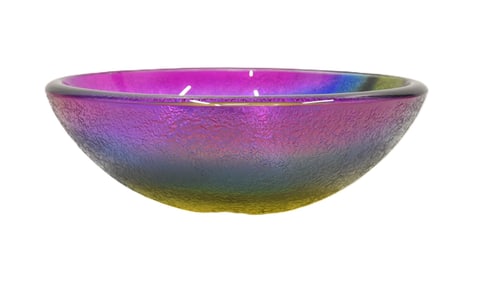 COLORFUL BATHROOM VESSEL SINK