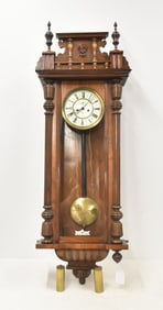 ANTIQUE GUSTAV BECKER GERMAN REGULATOR WALL CLOCK