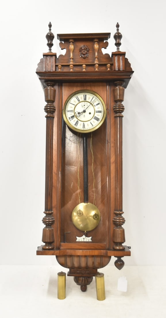 ANTIQUE GUSTAV BECKER GERMAN REGULATOR WALL CLOCK (1 of 7)