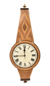 SMITH INLAID WALL CLOCK