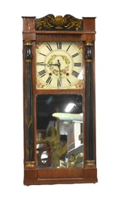 ANTIQUE HITCHCOCK SHELF CLOCK