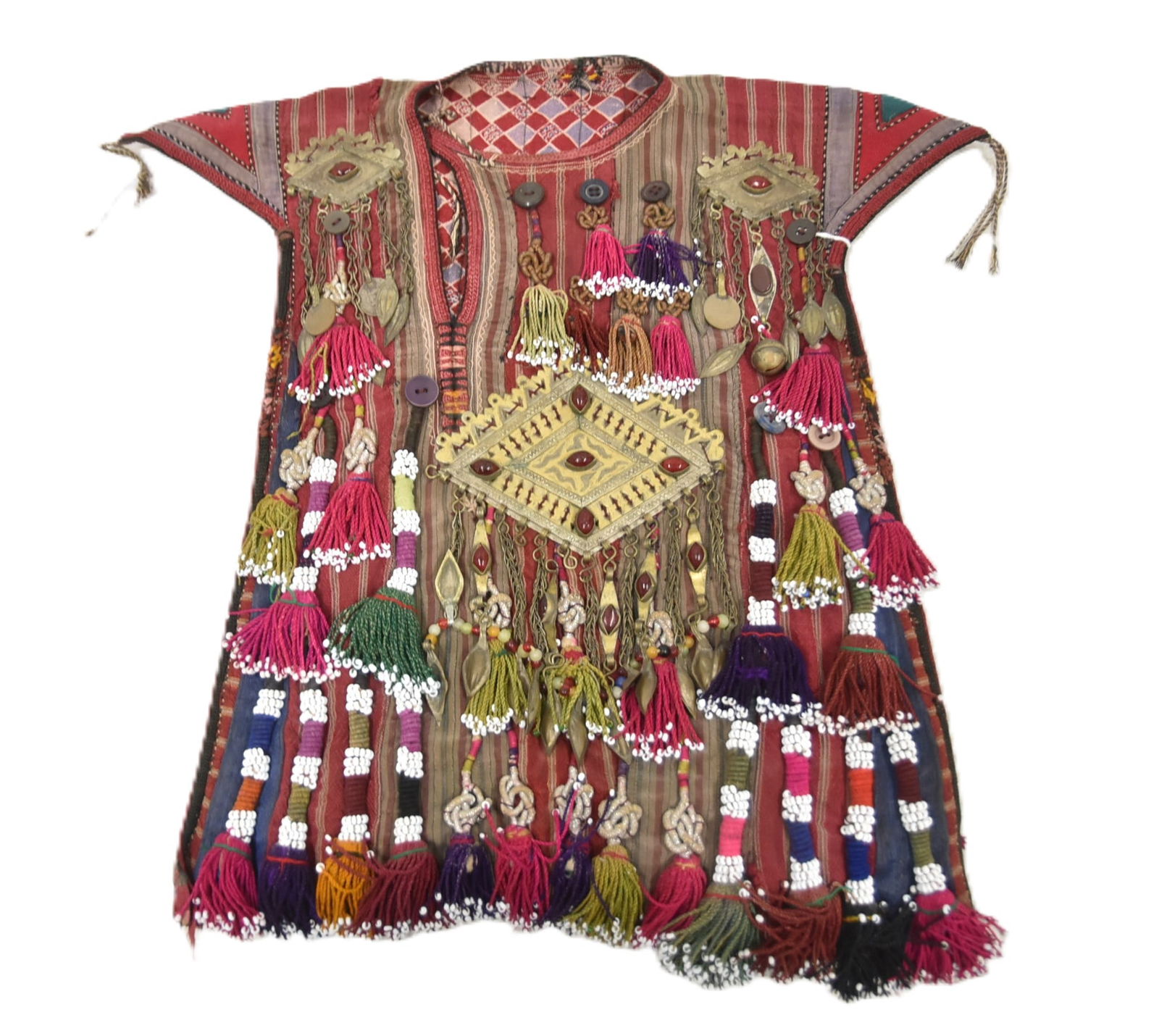 CHILDS TURKMEN CEREMONIAL VEST WITH JEWELS (1 of 10)