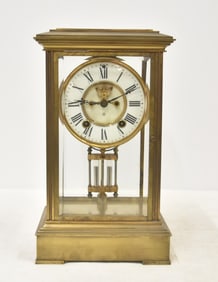 ANSONIA CRYSTAL REGULATOR CLOCK