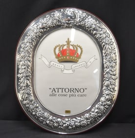 ITALY STERLING SILVER "ATTORNO" PICTURE FRAME