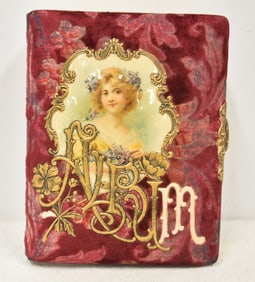 VICTORIAN ART NOUVEAU PHOTO ALBUM