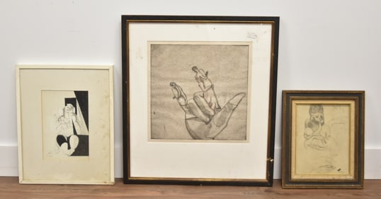 (3) MODERN PRINTS