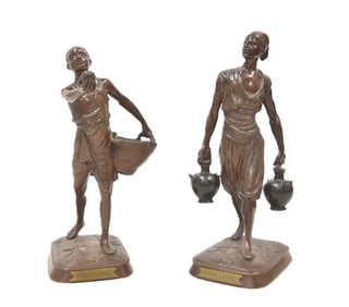 (Pr) MARCEL DEBUT ORIENTALIST BRONZE FIGURES