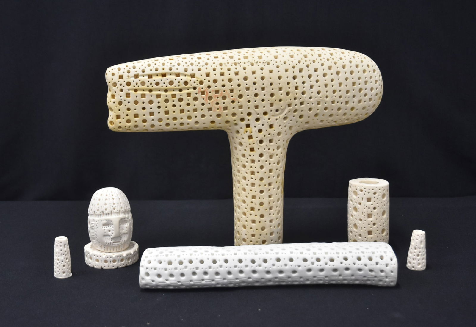 ALEXANDER NEY TERRACOTTA SCULPTURAL GROUPING (1 of 18)