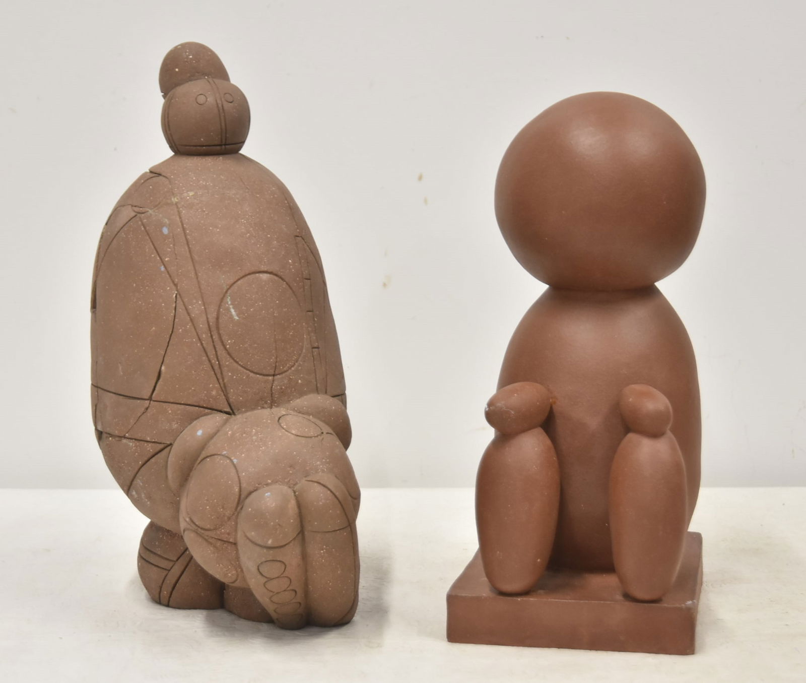 (2) ALEXANDER NEY TERRACOTTA SCULPTURES (1 of 13)