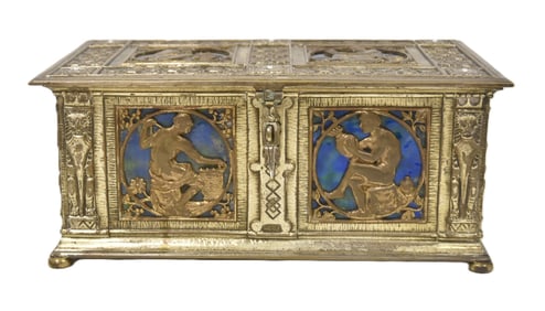 OSCAR BACH SILVERED BRONZE HUMIDOR